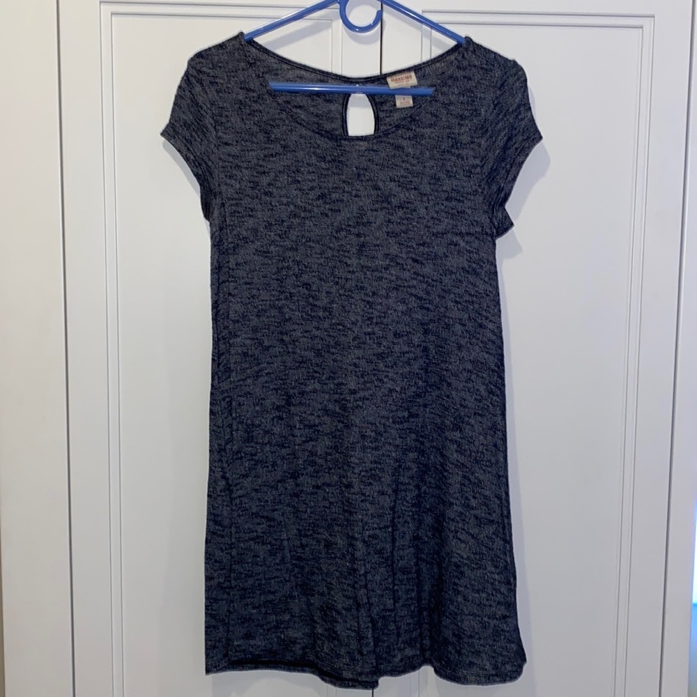 Black T-shirt Dress, SIZE S
